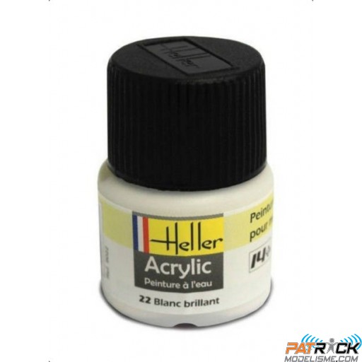 Peinture acrylique Heller Blanc brillant 022