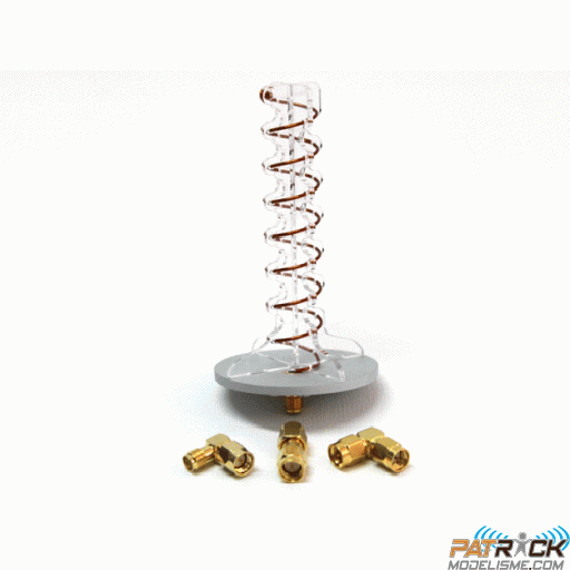 Antenne 5.8 GHz avec fil circulaire Heliaxial