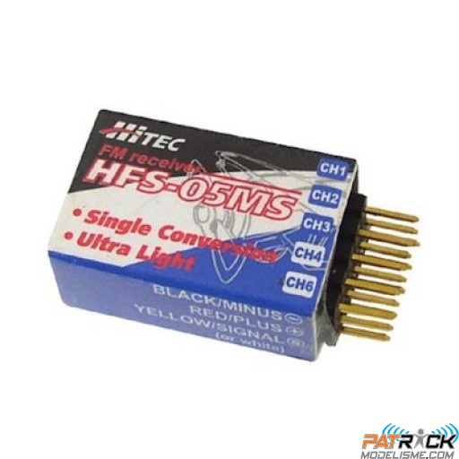 Récepteur Hitec HFS-05MS-micro 5 voies FM 41 Mhz