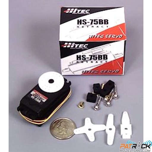 Servo Hitec HS-75BB train rentrant /8.2KG.CM/0.34s/nylon
