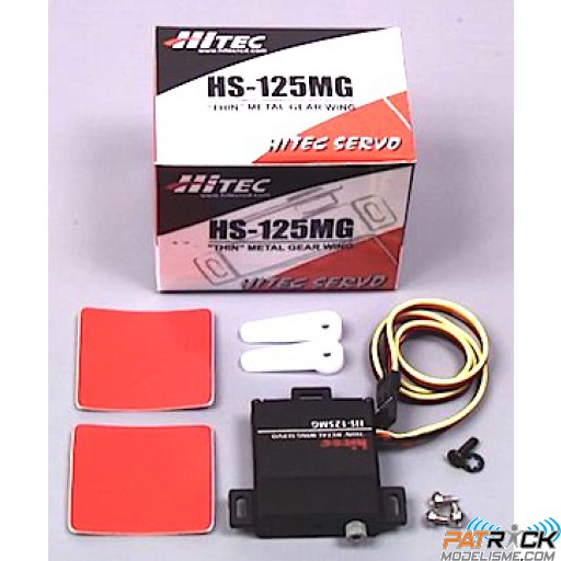 Servo Hitec HS-125MG Planeur profil fin/3.5KG.CM/0.13s/métal