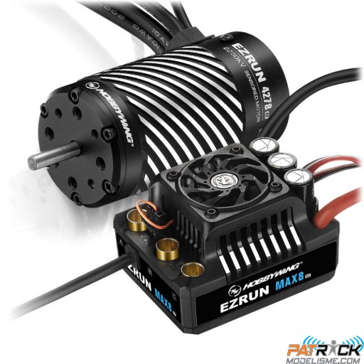 Hobbywing Combo Ezrun MAX8 G2 160A + moteur 4278SD 2250kV