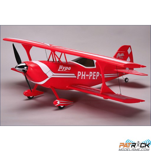 Hype Biplan Pitts Special Rouge, ARF, BL, servos
