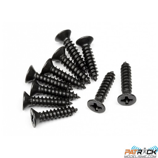 Vis tête plate M3x14mm 
