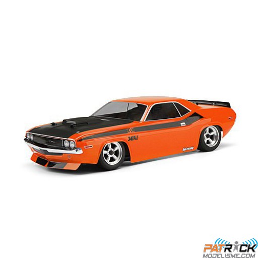 Carrosserie à peindre DODGE CHALLENGER 1971 (200mm) 1/10e