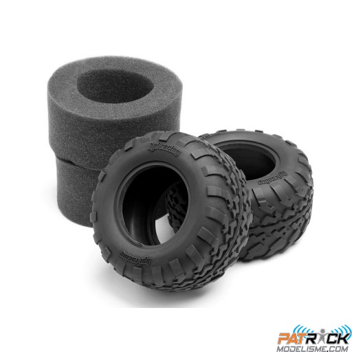PNEUS GT2 COMPOUND D (2.2 pouces/109x57mm/2p)
