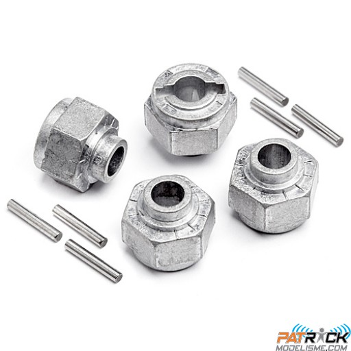 HEXAGONES DE ROUE 12MM S4D - SAVAGE XS FLUX