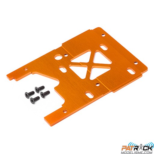 PLAQUE MOTEUR 2.5mm (7075/ORANGE) - SAVAGE X