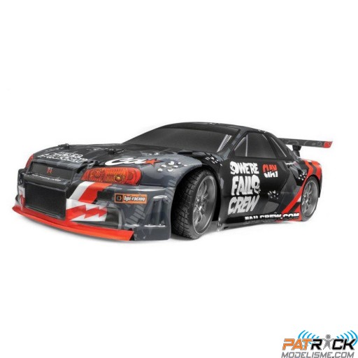 Carrosserie Nissan R34 GTR peinte 200mm 1/10e