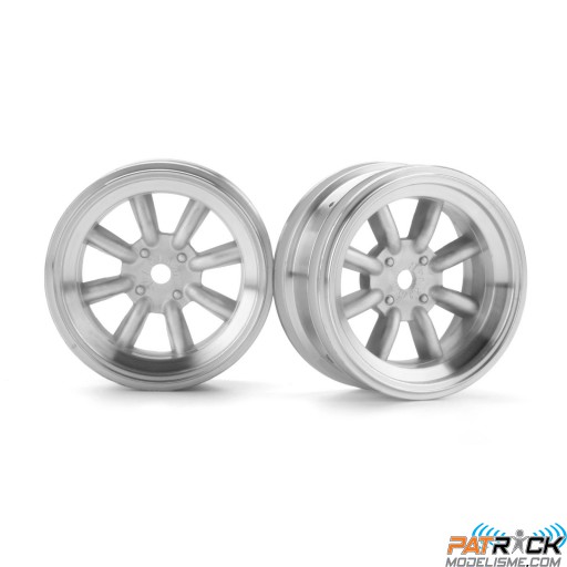 Jantes serie MX60 8 spoke chrome mat (3mm deport) - Cup racer