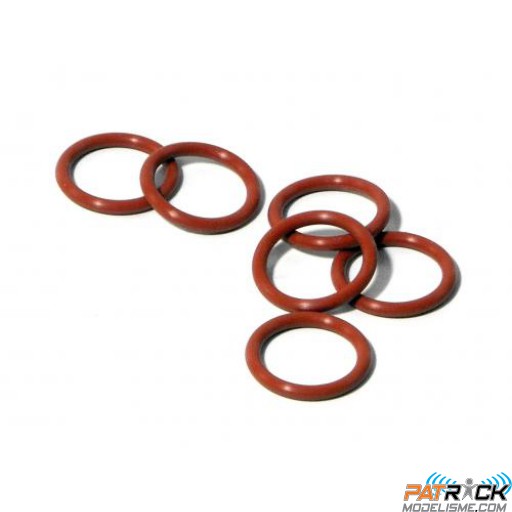 Joint amortisseur silicone  ROUGE (6 pièce(s)