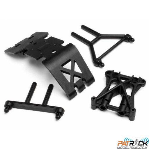 Support d'amortisseurs , de coque et skid - E SAVAGE SPORT/QUAD