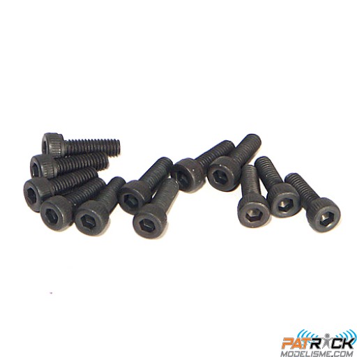 VIS TETE CYLINDRIQUE M2.6x8mm (12p.)