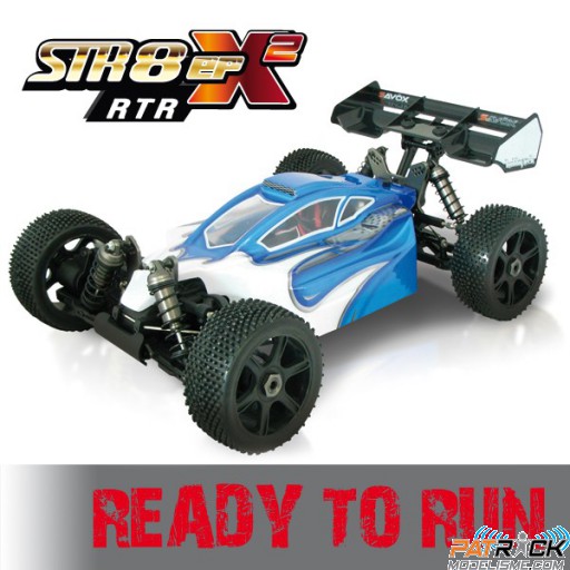 Hobbytech STR8 EPx2 RTR COMBO BRUSHLESS EDITION Bleue
