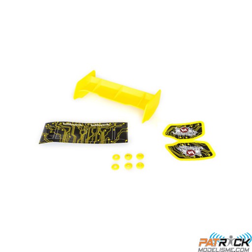 Aileron Jaune 1/10e Universel + stickers