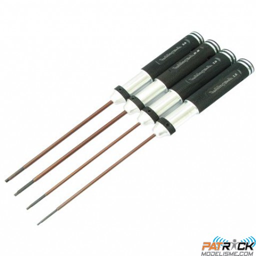 Tournevis de terrain BTR 1.5/2/2.5/3mm Titanium gold