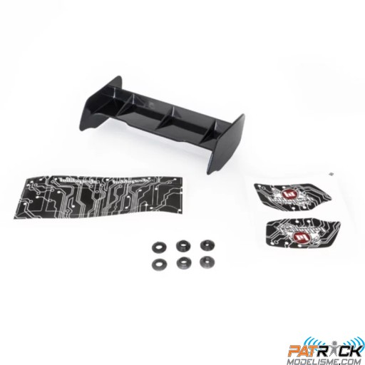 Aileron Noir Universel 1/10e + stickers