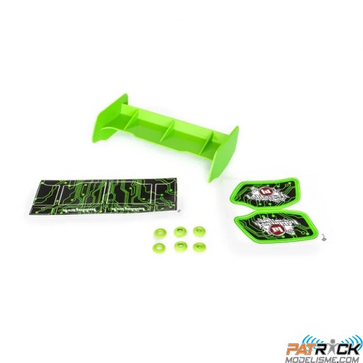 Aileron vert Universel 1/10e + stickers