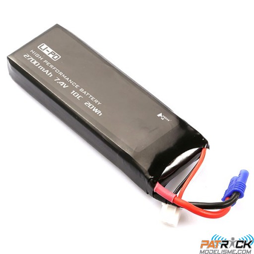 Batterie LiPo Hubsan 2700mah 2S EC2 pour H501S/M