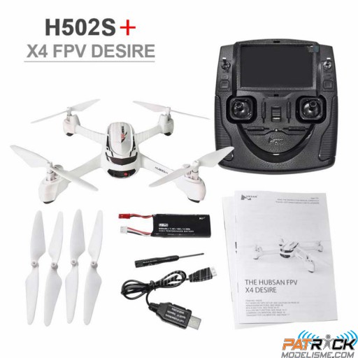 HUBSAN X4 H502S+ DESIRE FPV GPS HD720P, GPS, FOLLOW ME, RTH
