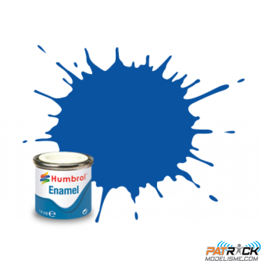 Peinture Humbrol Enamel 014 Bleu de France brillant 14ml 