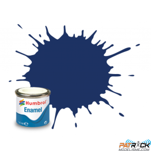 Peinture Humbrol Enamel 015 Bleu nuit brillant 14ml 