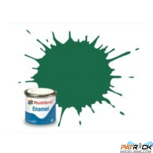 Peinture Humbrol Enamel 030 Vert foncé mat 14ml 