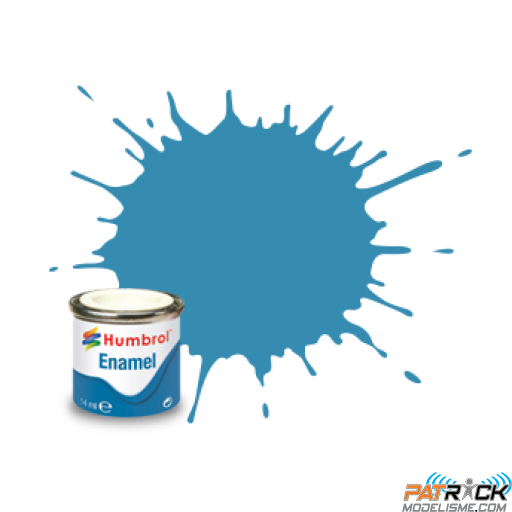 Peinture Humbrol Enamel 048 Bleu méditérranée brillant 14ml 