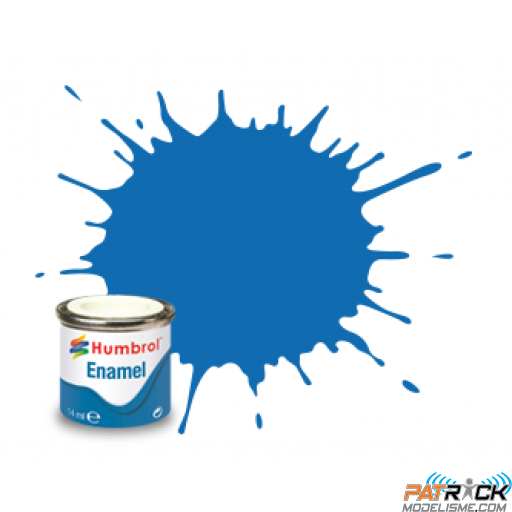 Peinture Humbrol Enamel 052 Bleu baltique métal 14ml 