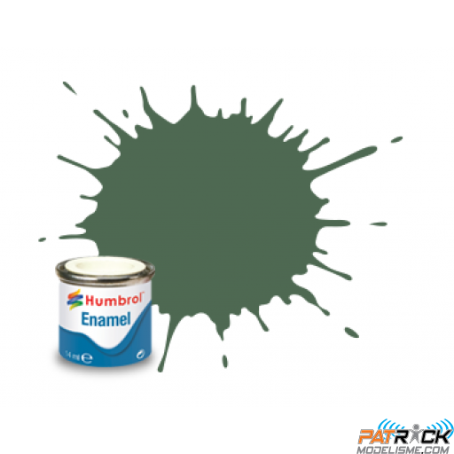 Peinture Humbrol Enamel 076 Vert uniforme mat 14ml 