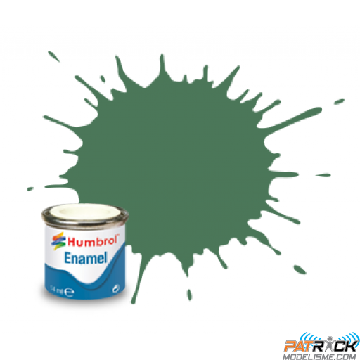 Peinture Humbrol Enamel 101 Vert moyen mat 14ml 