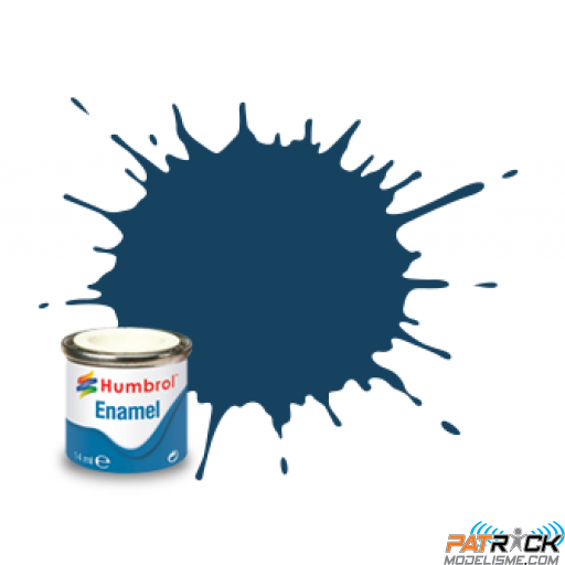 Peinture Humbrol Enamel 104 Bleu oxford mat 14ml 