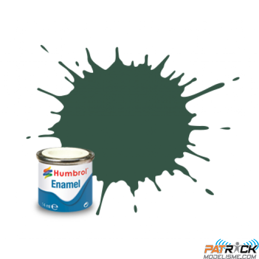Peinture Humbrol Enamel 116 Vert foncé US mat 14ml 