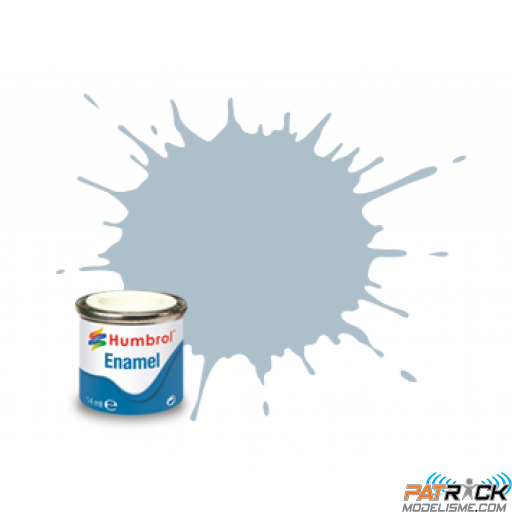Peinture Humbrol Enamel 127 Gris fantome US satiné 14ml 