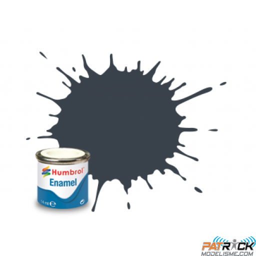 Peinture Humbrol Enamel 032 Gris foncé mat 14ml 