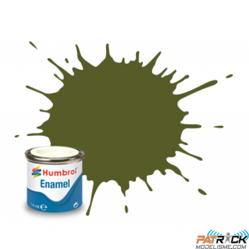 Peinture Humbrol Enamel 150 Vert forêt mat 14ml 