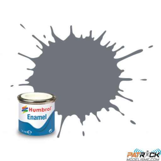 Peinture Humbrol Enamel 164 Gris mer foncé satiné 14ml 