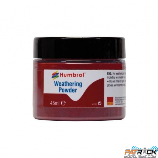 Peinture Humbrol Poudre de vieillissement Oxyde de fer AV0016