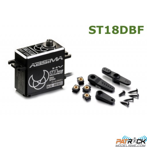 Servo Absima ST18DBF HV Digital Alu MG 18KG Race-Spec (Rapide)