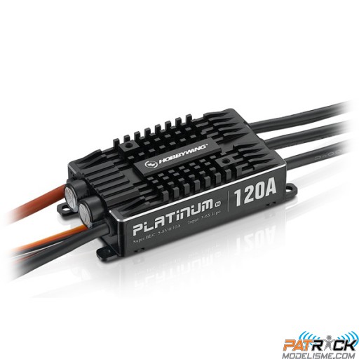 Hobbywing Contrôleur PLATINUM-120A-V4 (3S-6S)
