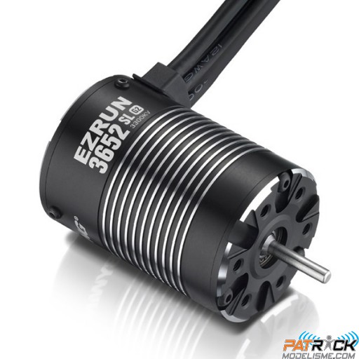 Moteur EZRUN-3652SL-3300KV-NOIR-G2 (3.175)+adaptateur 5mm - 1/10
