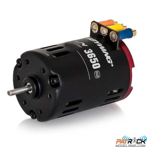 Moteur Quicrun 3650SD 13.5T-G2 Noir - 1/10-1/12e