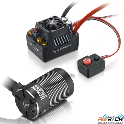 Hobbywing Combo EZRUN MAX10 SCT 120Amp + moteur 3660SL-4000KV+pignon 23dts 48dp