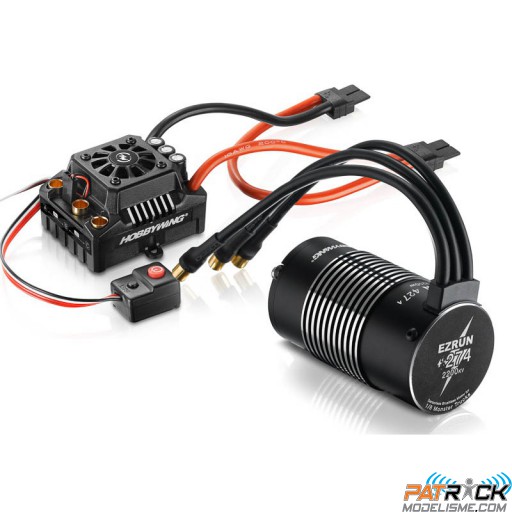 Hobbywing Combo XERUN MAX8 150A TRX-Plug / moteur SL-4274-2200kv 1/8e