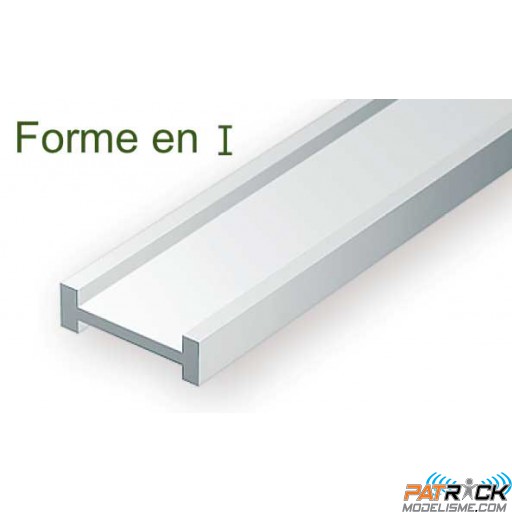 272-Evergreen 4 Profilés en "I" L.2,03x355mm