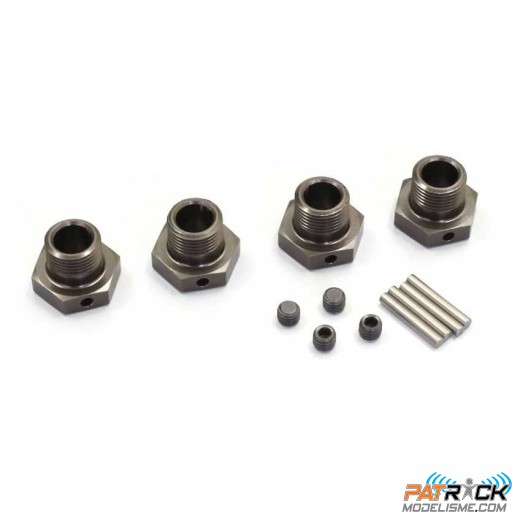 ADAPTATEURS DE ROUES MP9-MP10 GUN METAL (4)
