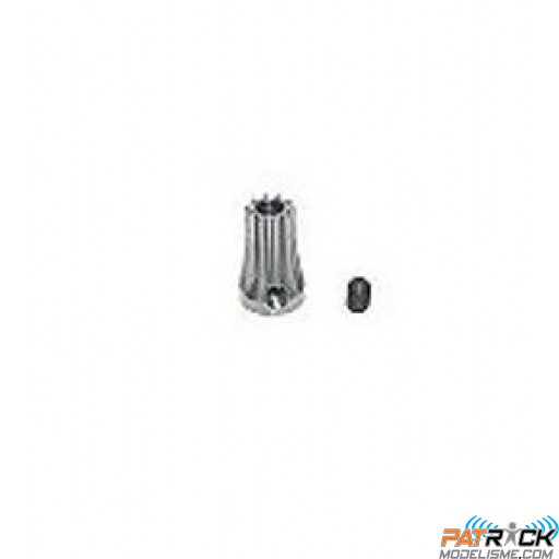 Pignon acier moteur hélico 10 dents axe 3,2mm