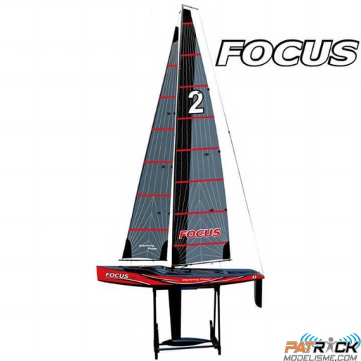 Voilier Joysway FOCUS V3 Rouge - Prêt à naviguer
