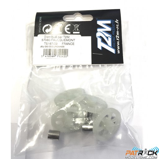 Jeu de couronnes pour quadrocoptère Spyrit Max FPV