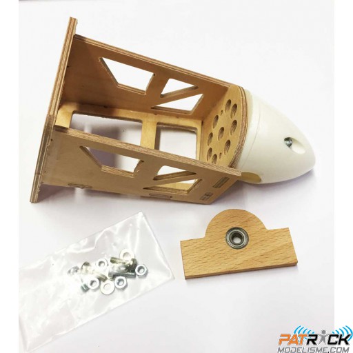 Set bâti moteur et cône plastique dia 45mm